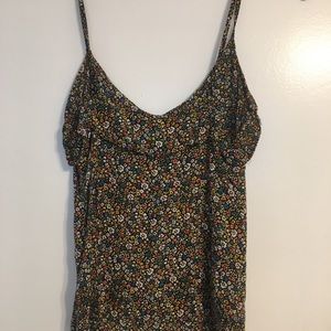 Floral Tank in Small with Adjustable Straps